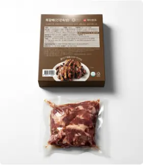 간장숙성 쪽갈비